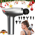 Electric Massage Gun LCD Massagepistole Massager Muscle Massagegerät mit 8 Köpfe