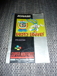 Tiny Toon Adventures Buster Busts Loose! SNES Anleitung Nintendo  Spielanleitung