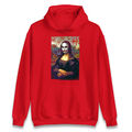 Lustiger Mona Lisa Joker Hoodie, Pop Art inspirierte Grafik Geschenkidee Kapuze