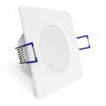 linovum® LED Einbaustrahler WEEVO eckig 3,5W 2700K 230V IP44 extra flache 29 mm