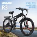 26 Zoll Elektrofahrrad eBike 48V 12.8AH E Mountainbike Shimano EFahrrad Citybike