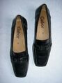 Gabor Slipper Gr.38 = 5  Ballerina Damenschuhe Halbschuhe Schwarz