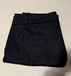 Camaieu Chinohose Damen Gr. 40 schwarz 3/4