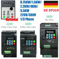 220V 380V 1.5KW 2.2KW 4KW 5.5KW Frequenzumrichter Frequenzumwandler VFD Inverter