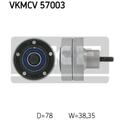 SKF Umlenk-/Führungsrolle Keilrippenriemen VKMCV 57003