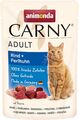 animonda Carny Adult Katzenfutter 12x85g Rind Perlhuhn Nassfutter Frischebeutel