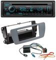 Kenwood Bluetooth DAB CD MP3 USB Autoradio für Seat Ibiza (ab 08) conemaragrau