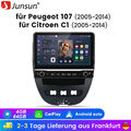 Für Peugeot 107 Citroen C1 Toyota Aygo Android 13 Autoradio GPS Navi WIFI 4+64G