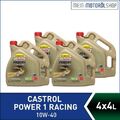 Castrol Power 1 Racing 4T 10W-40 4x4 Liter = 16 Liter