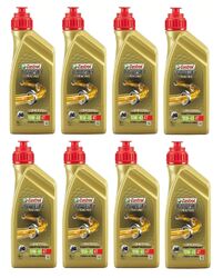 Castrol Power 1 Racing 10W-40 Motorrad 4T Motoröl 8x1L API SN, JASO MA2