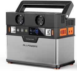 ALLPOWERS Tragbarer Powerstation 300W Generatoren Batterie Mobiler Stromspeicher