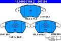 Ate 13.0460-7184.2 BREMSBELAGSATZ VAG für AUDI SEAT SKODA VW