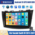 32GB Android 13 Autoradio GPS NAVI WIFI BT Für 2DIN Suzuki Swift IV FZ 11-16 KAM