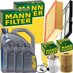 MANN INSPEKTIONSPAKET+8L ORIGINAL 5W-40 ÖL passend für MERCEDES VITO W638/2 CDI