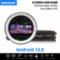 8-Kern Android 14 BMW Mini Cooper Autoradio CarPlay DSP WiFi DAB+ OBD2 64GB Navi