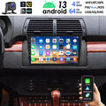 9" 4+64G Für BMW 5er E39 X5 E53 E38 Android 13 Autoradio Carplay GPS NAVI BT RDS