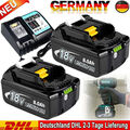 2X 18V Original Ersatzakku für Makita BL1860 8AH Li-Ion BL1850 LXT BL1830 BL1840