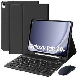 QWERTZ Tastatur Tasche Hülle für Samsung Galaxy Tab S9 FE Schutzhülle Keyboard