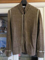 PETER HAHN  hochwertige 100% Leinen Strickweste khaki/hellbraun ca. Gr. 40 42 NW