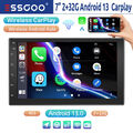 7" 2 DIN 2+32G Android 13 Carplay Autoradio GPS Navigation WiFi Bluetooth FM RDS