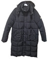 Alpenblitz Damen Steppmantel Wintermantel Jacke mit Kapuze Schwarz Gr.44