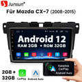 Carplay Für Mazda CX-7 2008-2015 Android12 9''Autoradio GPS Navi WIFI DAB 2+32GB