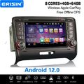 8-Kern Android 13 Autoradio Für AUDI TT MK2 DAB+ Navi BT CarPlay 64GB WiFi OBD2