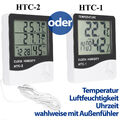 Kabellos Wetterstation Thermometer mit Außensensor LCD Innen Außen Thermometer .