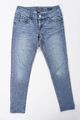 seven7 Damen Jeans W28 L30 28/30 blau mittelblau stone gerade Stretch-Denim XB9