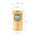 UFI Ölfilter 25.003.00 Filtereinsatz für OPEL VECTRA J96 ASTRA CC T98 Caravan