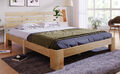 Holzbett Doppelbett mit Kopfteil aus Bettgestell mit Lattenrost 200 x 140 cm