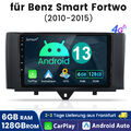 Android 13 Carplay Für Smart Fortwo 451 2005-2010 Autoradio 6+128GB GPS Navi SWC