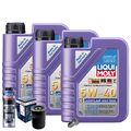 Motoröl 5W40 LIQUI MOLY High Tech 3L+BOSCH Ölfilter+Spülung+Ölablassschraube