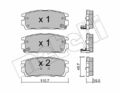 Bremsbeläge Hinten für CHEVROLET CAPTIVA OPEL ANTARA