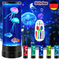 LED Fantasy Quallen Lavalampe Aquarium Lampe -16 Farben Stimmungslicht Deko