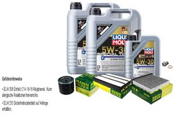 MANN Inspektionspaket 11 L LIQUI MOLY Special Tec F 5W-30 für Mitsubishi Pajero