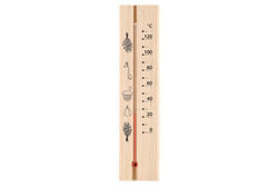 4 Living-Kollektion 4Living Saunathermometer aus Holz