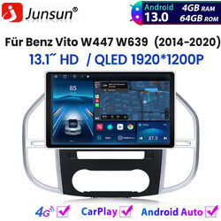 13.1” Für Mercedes Benz Vito W639 W447 2014-2024 Carplay Android13 Autoradio GPS