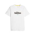 PUMA Herren T-Shirt - Motorsport, PL Graphic Tee, Baumwolle, Rundhals, kurz W...