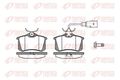 REMSA Bremsbelagsatz, Scheibenbremse 0263.02 für AUDI