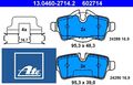 Ate 13.0460-2714.2 Bremsbelagsatz für Scheibenbremse Bremsbelagsatz für Mini 
