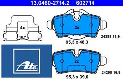 Ate 13.0460-2714.2 Bremsbelagsatz für Scheibenbremse Bremsbelagsatz für Mini 