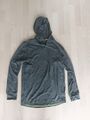 Icebreaker  Hood Halfzip 1/2zip Longsleeve Shirt   Gr. M Grüngrau