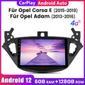 Für Opel Corsa E 2015 Autoradio 9"android13 GPS Navi Carplay DAB BT 6+128G WiFi