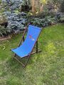 Strandliege Deckchair Liegestuhl Gartenliege Klappbar Sonnenliege Holz  Faltbar