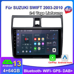 Für SUZUKI SWIFT III EZ MZ 2003-2010 Android 13 Autoradio GPS NAVI SWC DAB 4+64G