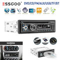 Single DIN Autoradio DVD CD Radio Bluetooth Freisprech SD/USB/AUX/FM MP3 Player