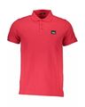 Cavalli Class Baumwoll-Poloshirt mit Logo-Print und Knopf-Detail  -  Polos  -