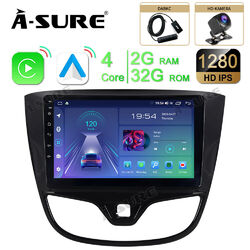 Mit DAB+ Kam 2+32GB Apple CarPlay Autoradio GPS NAVI BT Für Opel Karl 2015-2019