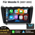 9"Android13 CARPLAY Autoradio GPS Navigation 64G Bluetoopth Für Mazda6 2007-2012